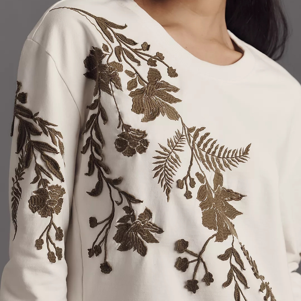 By Anthropologie Fern and Flower Hoodie XL